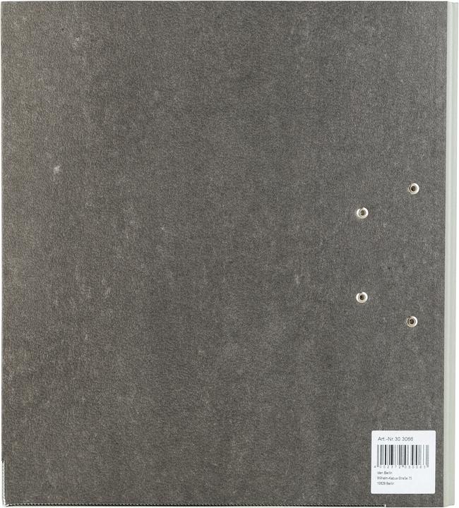 Actual product image Idena Folder A4 grey 8cm cloud marble FSC mix (A4, 80 mm, 1 Piece)