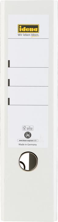 Actual product image Idena Folder A4 white 8cm cloud marble FSC mix (A4, 80 mm, 1 Piece)