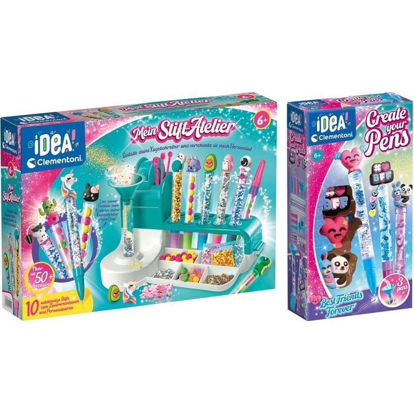 Clementoni Multicolore Bundle Mein Stift-Atelier-Set + 3Er Set Als Zugabe