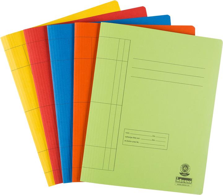 Produktbild Idena Kartonschnellhefter 2x5 Intensivfarben (A4, 10x)