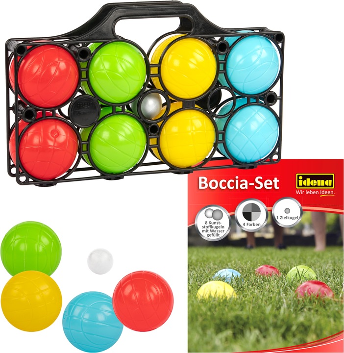 Idena Boccia 8 Kugeln Kunststoff (8 x)