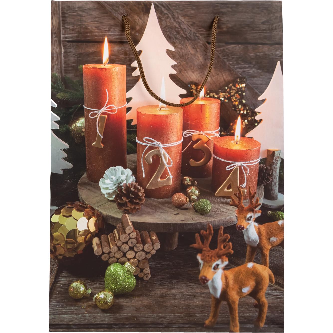 Thumbnail - Idena, Geschenkverpackung, Geschenktasche WH matt 16x11x6cm FSC-Mix (Geschenktüte)