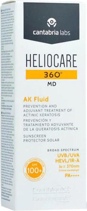Immagine prodotto Heliocare 360° MD AK Fluid SPF 100+, 50 ml Gel (Crema solare, 50 ml)