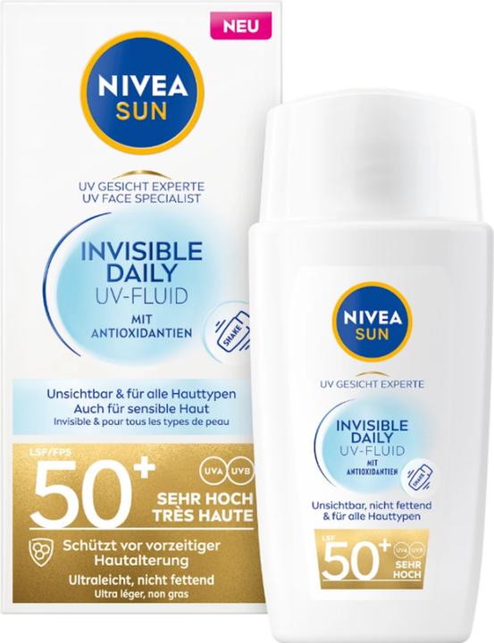 Immagine prodotto NIVEA Derma Skin Clear Daily UV Fluid LSF 50+ (40 ml, Fluido viso, SPF 50+)