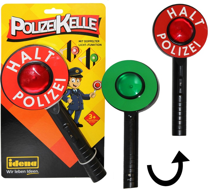 Actual product image Idena Police ladle double light function