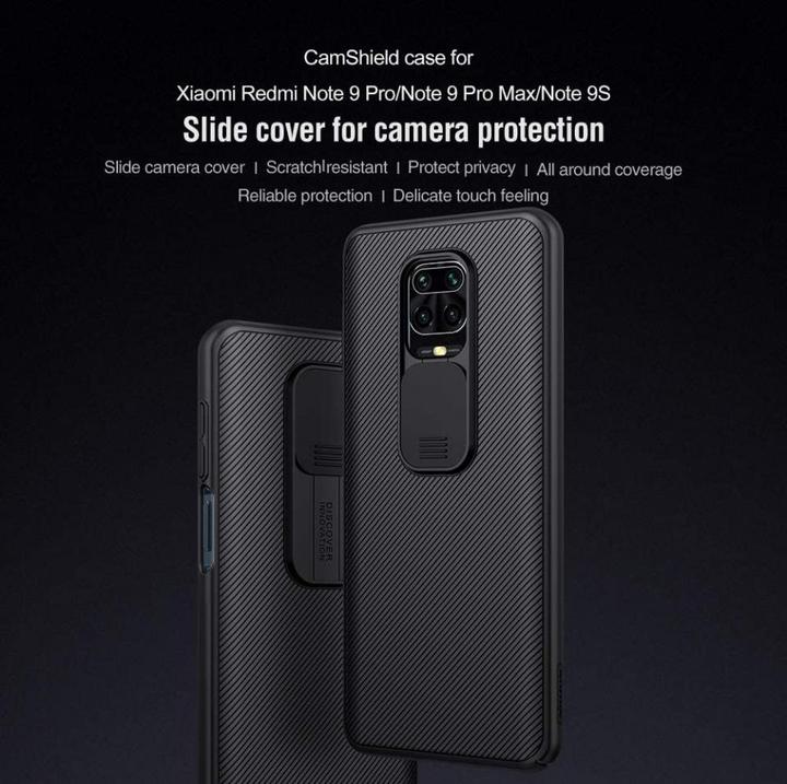 Actual product image Nillkin CamShield Series (Xiaomi Redmi Note 9 Pro, Xiaomi Redmi Note 9 Pro Max)