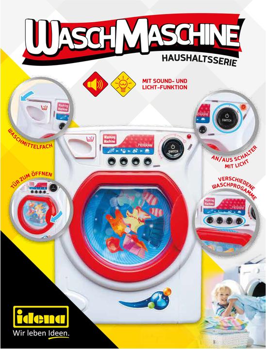 Produktbild Idena Waschmaschine mit Licht und Sound