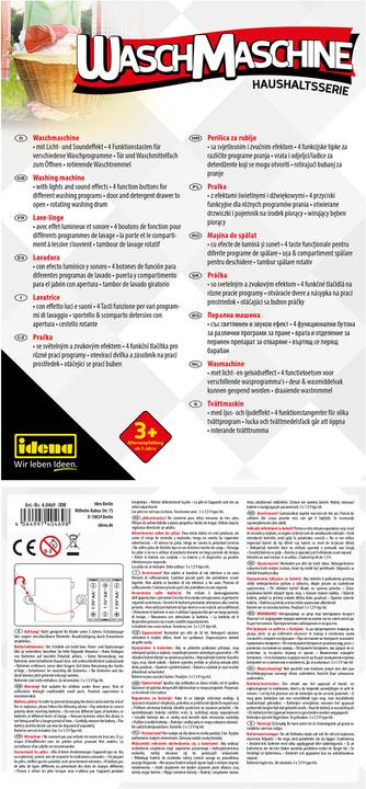 Produktbild Idena Waschmaschine mit Licht und Sound