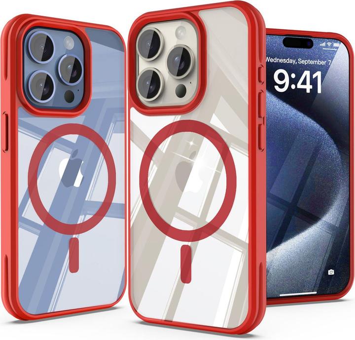 Produktbild Cadorabo iPhone 15 PRO MAX Hülle MagSafe kompatibel Case (Apple iPhone 15 Pro Max)