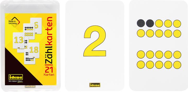 Produktbild Idena Zählkarten 0-20 21 Stück