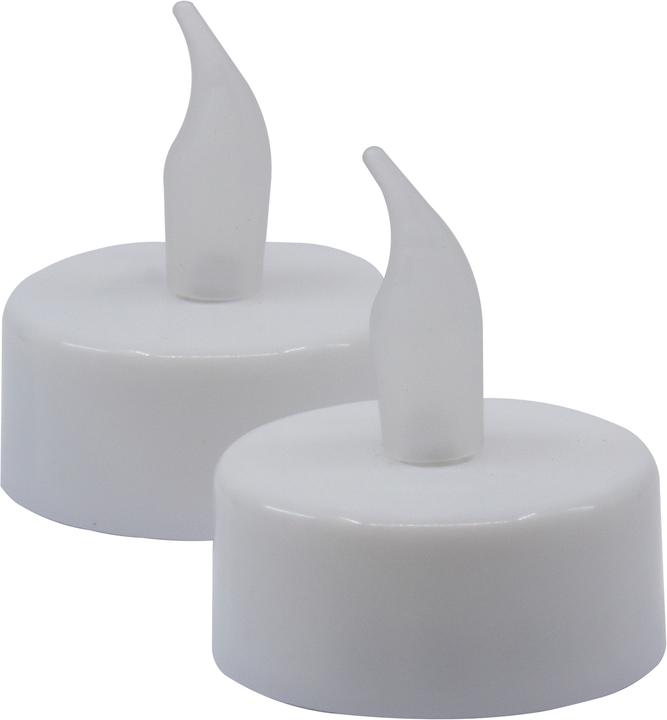 Image du produit Idena Bougies à réchaud LED 2p. avec piles au lithium (2 x)