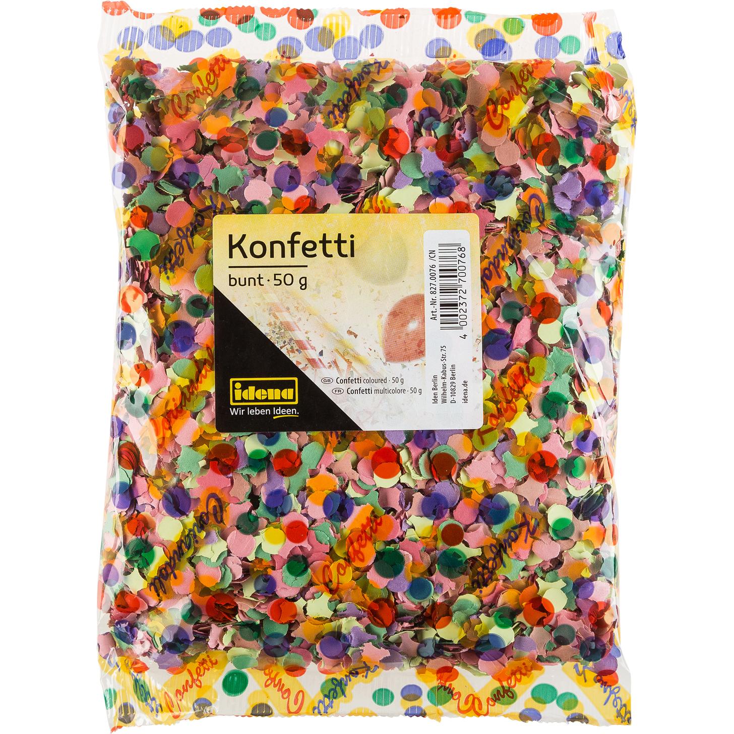 Idena Konfetti 50g Beutel