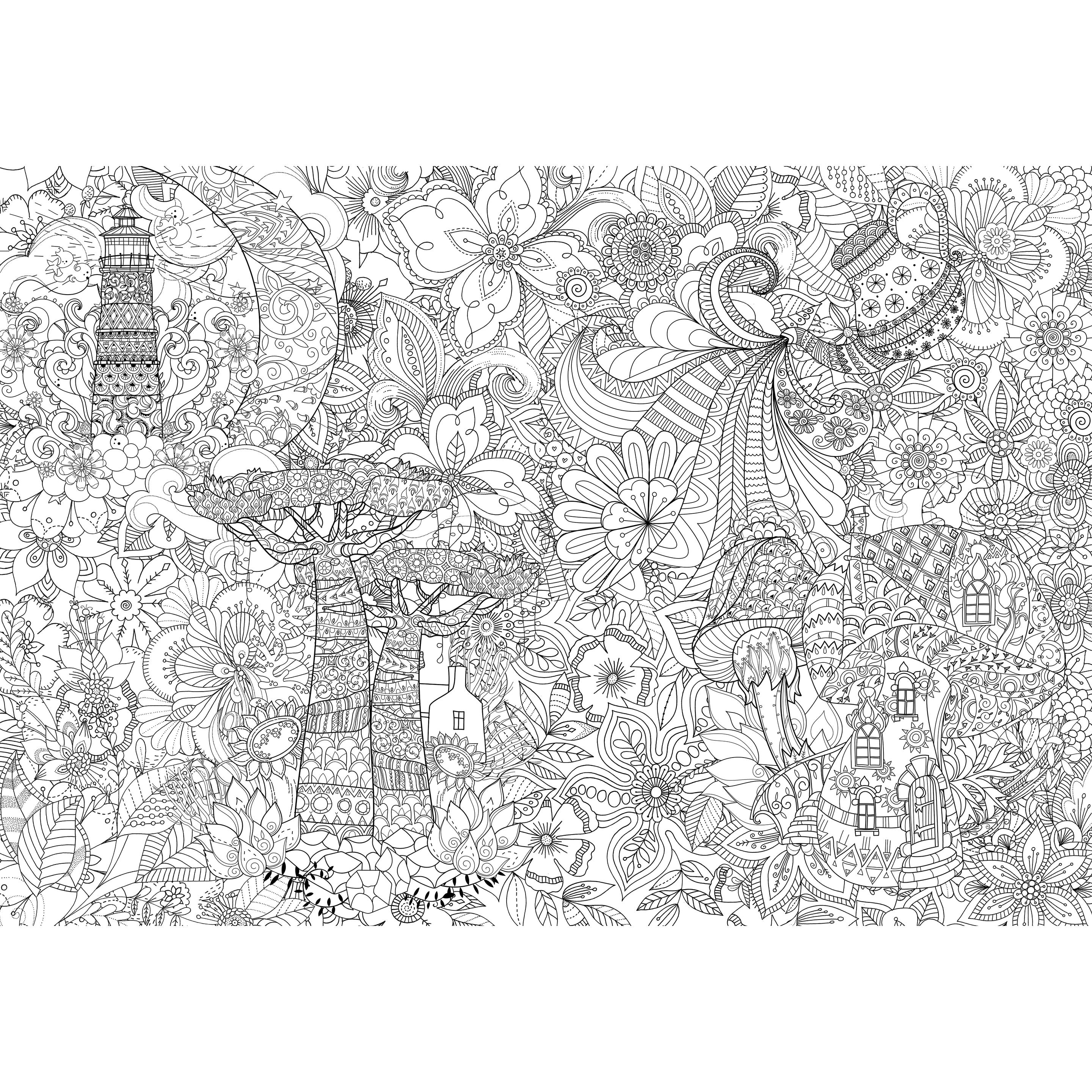 Thumbnail - Idena Ausmalposter Traum 59,4 cm x 84 cm