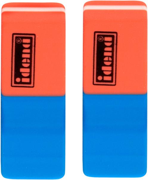 Actual product image Idena Eraser red/blue 2s