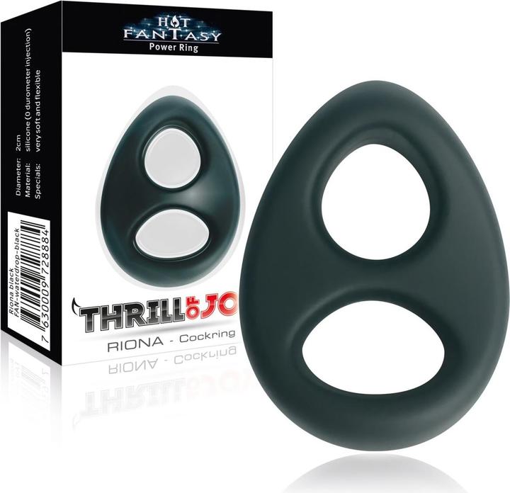 Hot Fantasy Thrill Of Joy Power-ring Type 2 (ø 2,00 Cm) Black (2 cm)