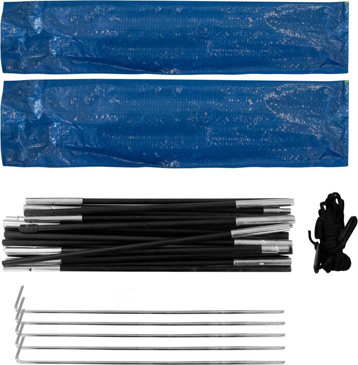 Produktbild Idena Reisestrandmuschel Riva 240x125x125cm UV 60+ (1.09 kg, 4 Personen)