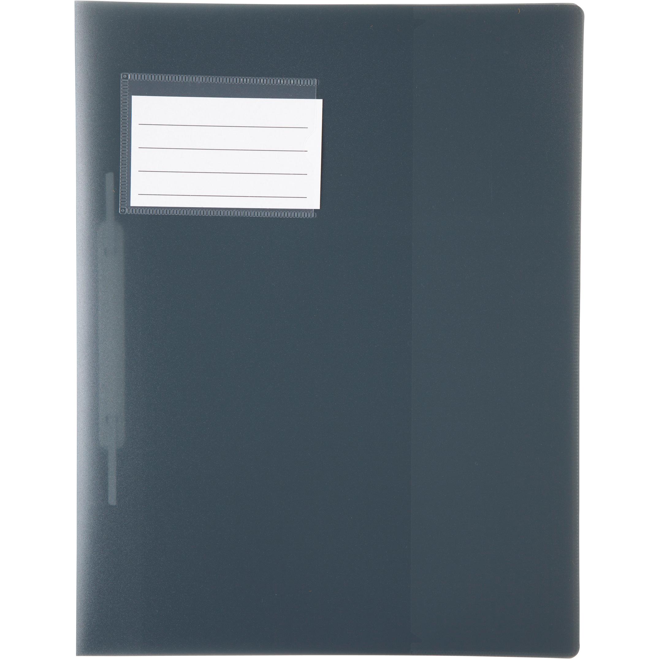 Idena, Mappe, Schnellhefter f. A4 PP transluzent schwarz (A4, 1 x)