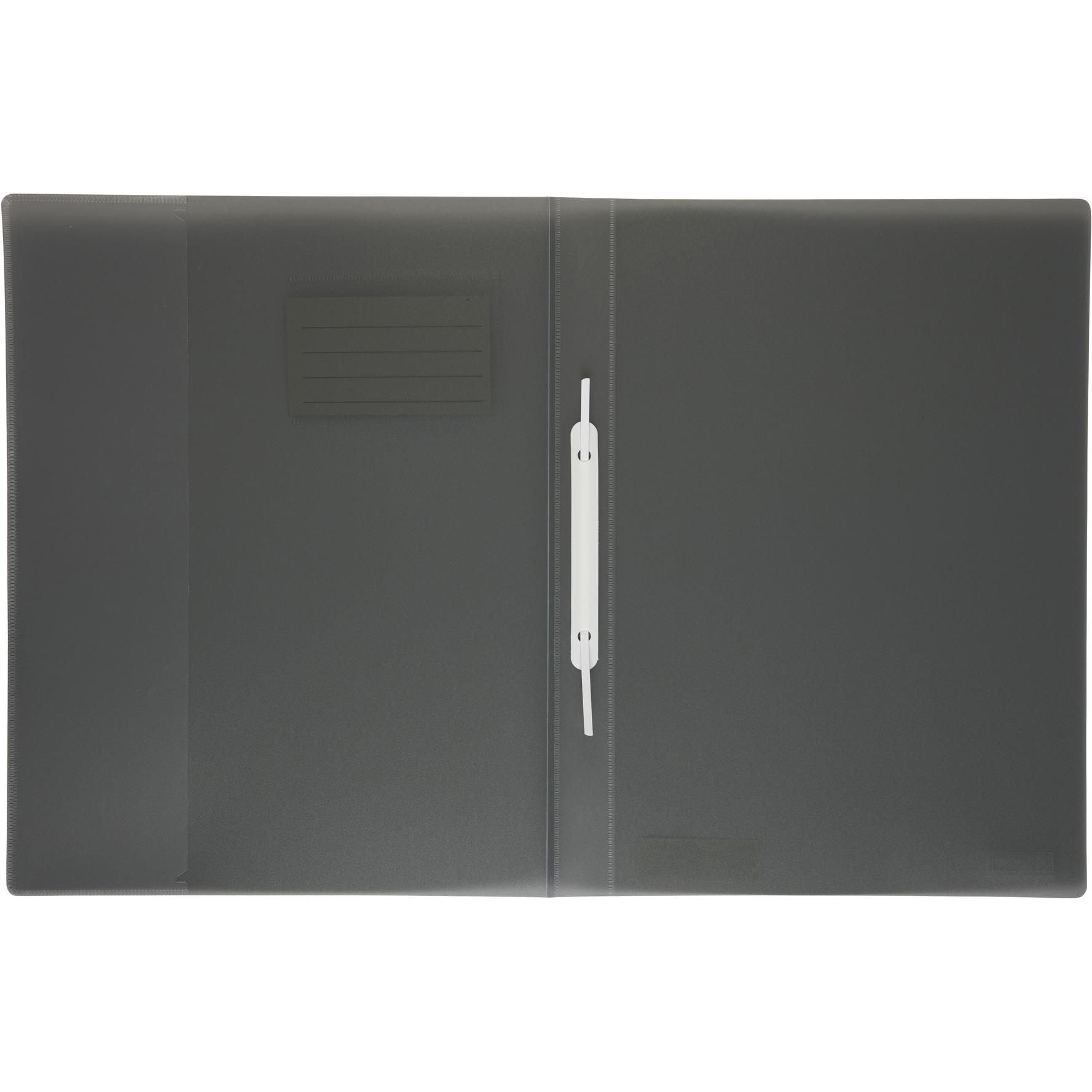 Thumbnail - Idena, Mappe, Schnellhefter f. A4 PP transluzent schwarz (A4, 1 x)