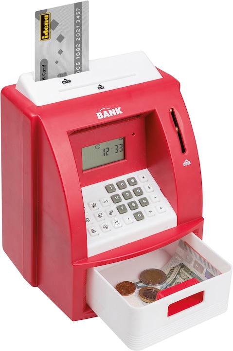Immagine prodotto Idena Bancomat rosso digitale Salvadanaio sonoro