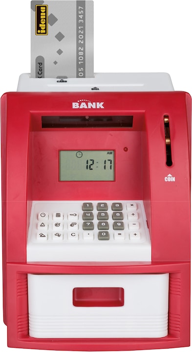 Immagine prodotto Idena Bancomat rosso digitale Salvadanaio sonoro