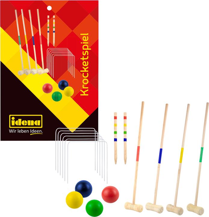 Idena Krocketspiel Holz im Netz FSC100%