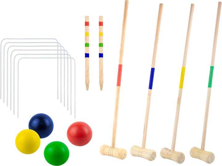 Produktbild Idena Krocketspiel Holz im Netz FSC100%