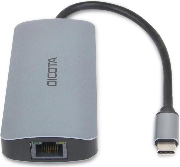 Produktbild Dicota USB-C 8-in-1 Multi Hub 4K (USB-C, 8 Ports)