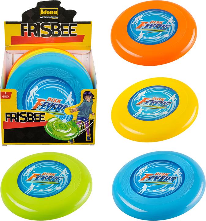 Actual product image Idena Frisbee, approx. 19cm blue, green, yellow, orange