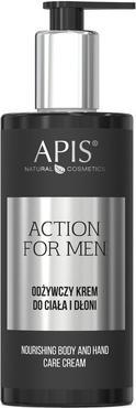 Actual product image Apis Natural Cosmetics Apis - Action For Men nourishing body and hand cream 300ml (300 ml)