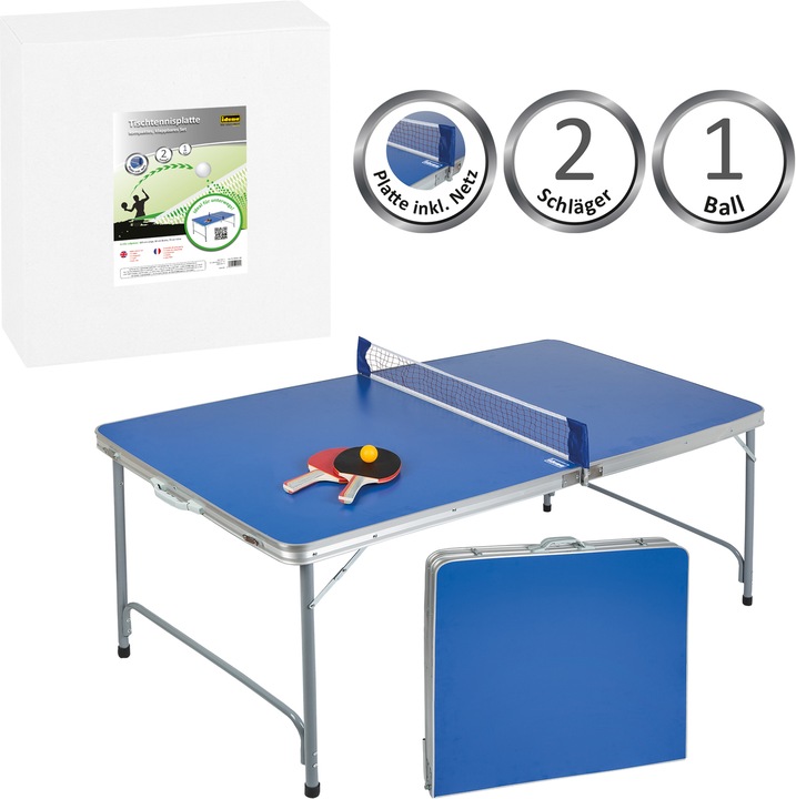 Actual product image Idena Table tennis table compact set foldable