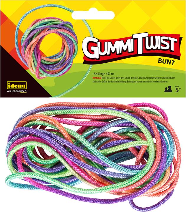 Produktbild Idena Gummi Twist 450cm mehrfarbig (450 cm)