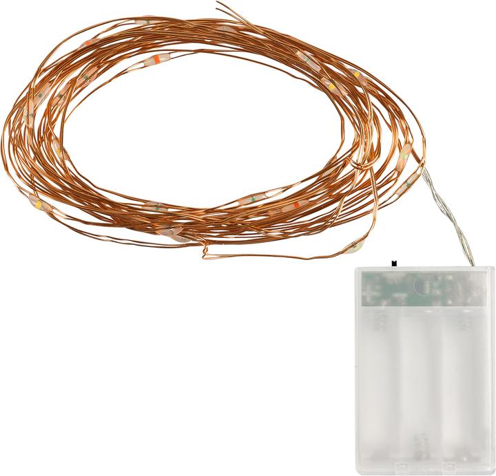 Image du produit Idena Micro guirlande lumineuse 30 LED, multicolore,minuterie 6h (0.09 m)