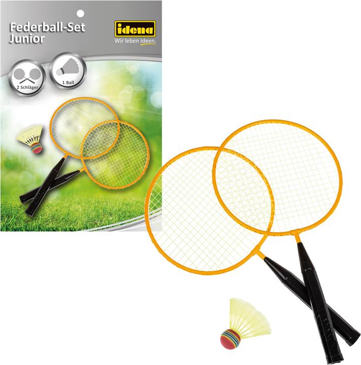 Produktbild Idena Badmintonset Junior 2 Schläger + 1 Ball