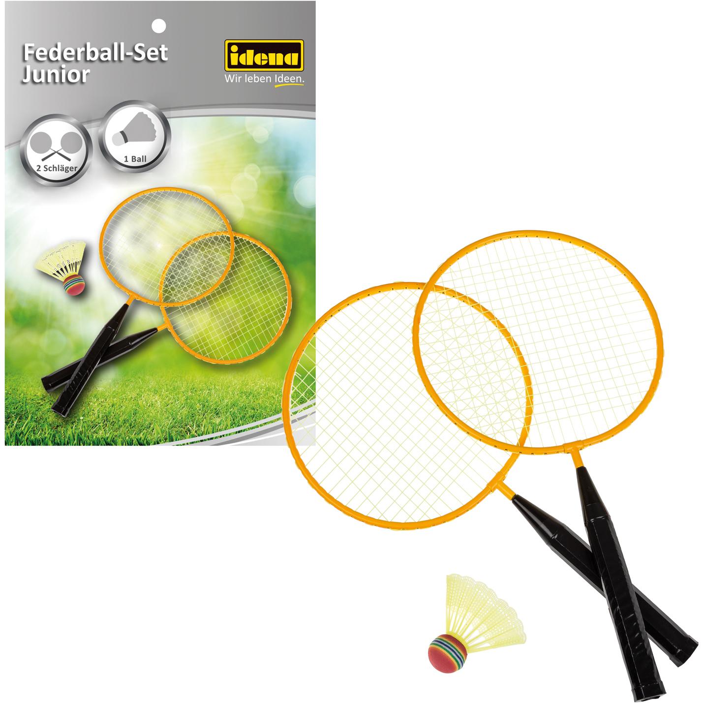 Idena Badmintonset Junior 2 Schläger + 1 Ball (7408408)