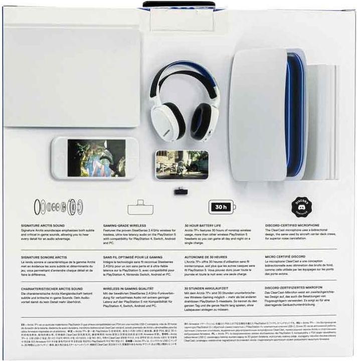 Image du produit SteelSeries Arctis 7P+ (Sans fil)