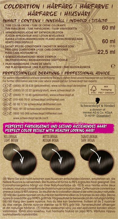 Produktbild Schwarzkopf Only Love Coloration (Braun)