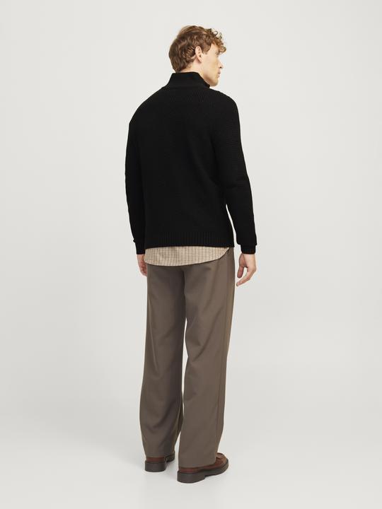 Immagine prodotto Jack & Jones Zip a quarto di dollaro monocolore Zip a quarto di dollaro (XXL)