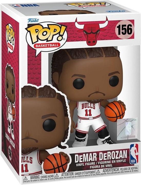 Actual product image Funko POP! NBA DeMar DeRozan (Chicago Bulls) (156)