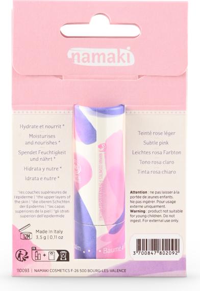 Image du produit Namaki Baume à lèvres Subtle Pink, Raspberry (Baume)