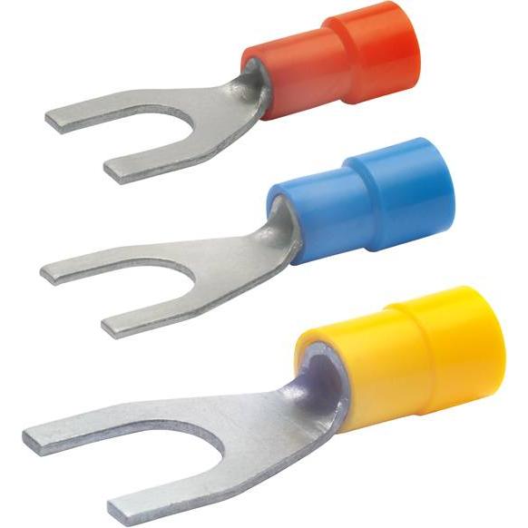 Klauke, Kabelverbindung, Quetschkabelschuh isoliert, M3,5, DIN 630C35