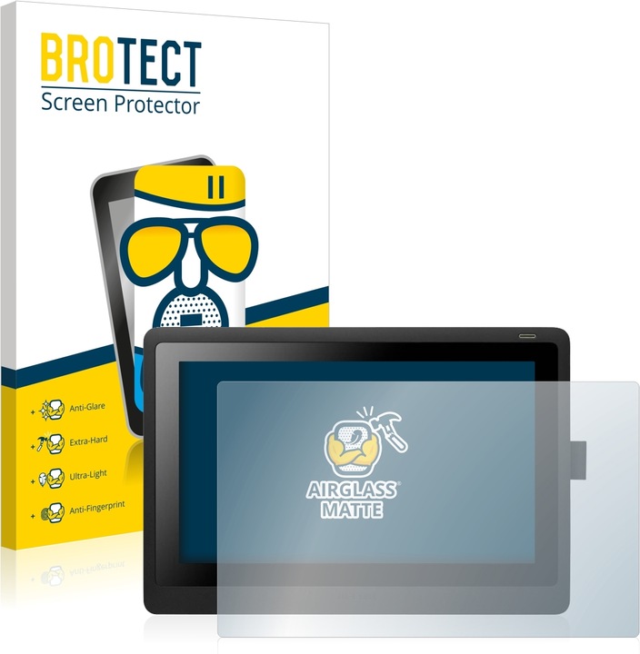 Actual product image BROTECT AirGlass Glass Matte (1 Piece, Cintiq 16)