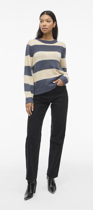 Actual product image Vila VIPOLANA Gestreifter Strickpullover (L)