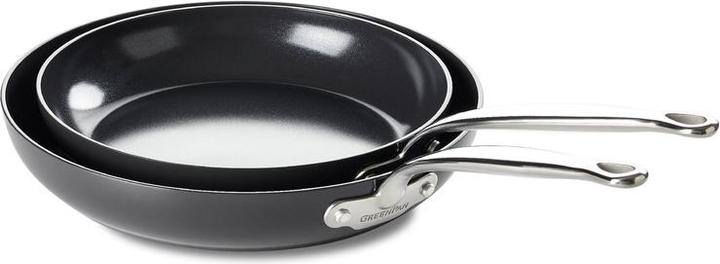 Produktbild Greenpan Barcelona Pro 2-delige Pannenset met keramische antikleeflaag 20/28 cm (Aluminium, Pfannenset + Topfset)