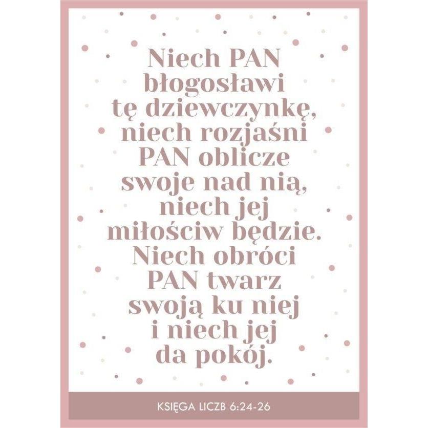 Koinonia, Biglietto di auguri + Carta da lettere, Karnet – Möge der Herr dieses Mädchen segnen …