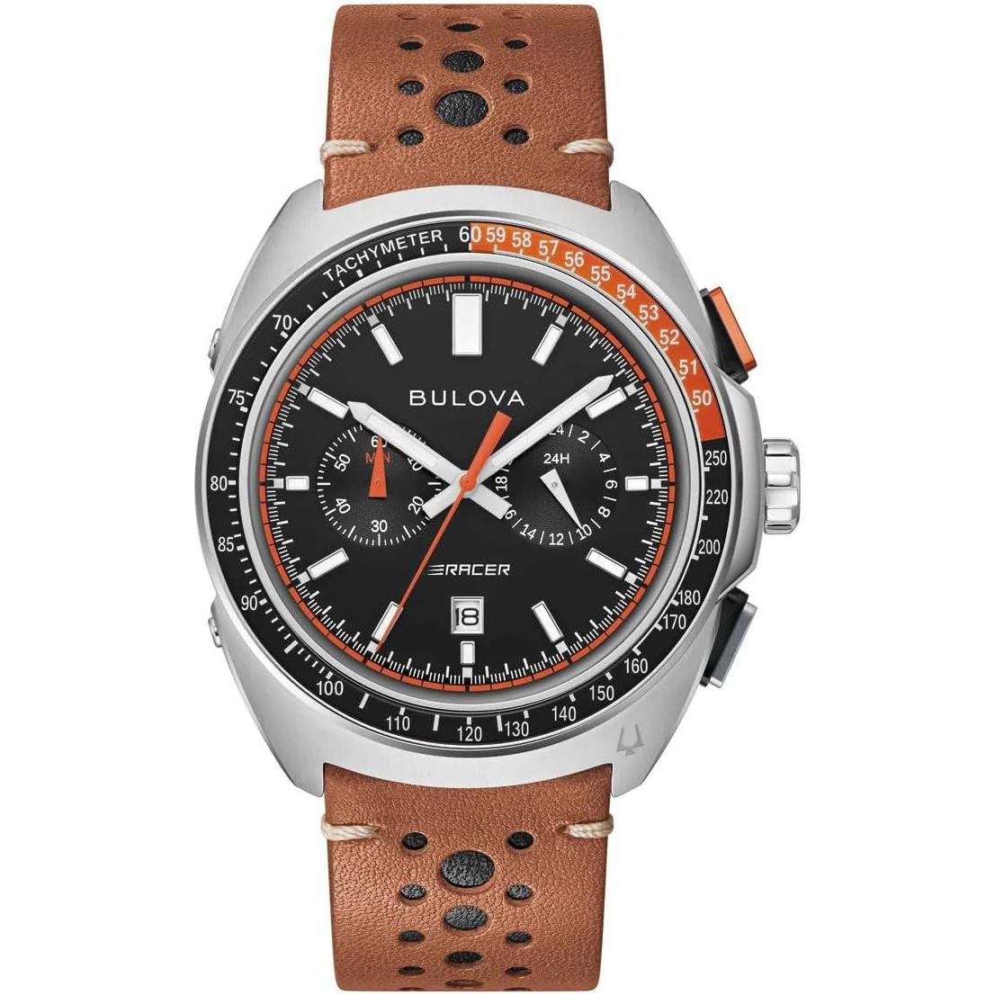 Bulova, Orologio da polso, 98B427, Marrone, (Cronografo, 42 mm)