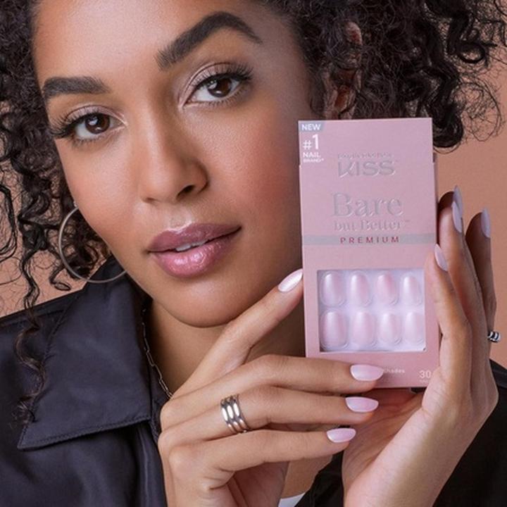 Image du produit KISS Nails - Ks Bare-but-better Premium Nails - Mocha (Ongles artificiels, Moka)