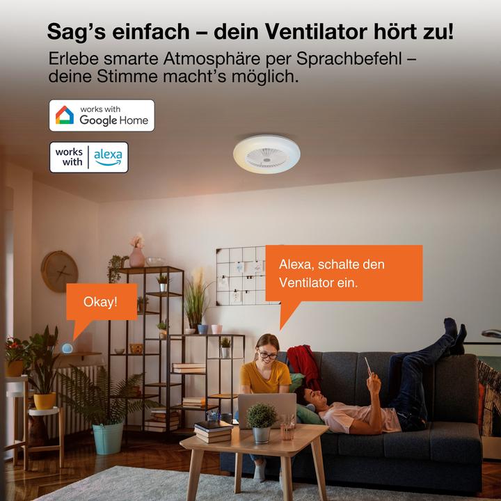 Produktbild Osram Smart+ wifi ceiling fan Round 550mm + RC