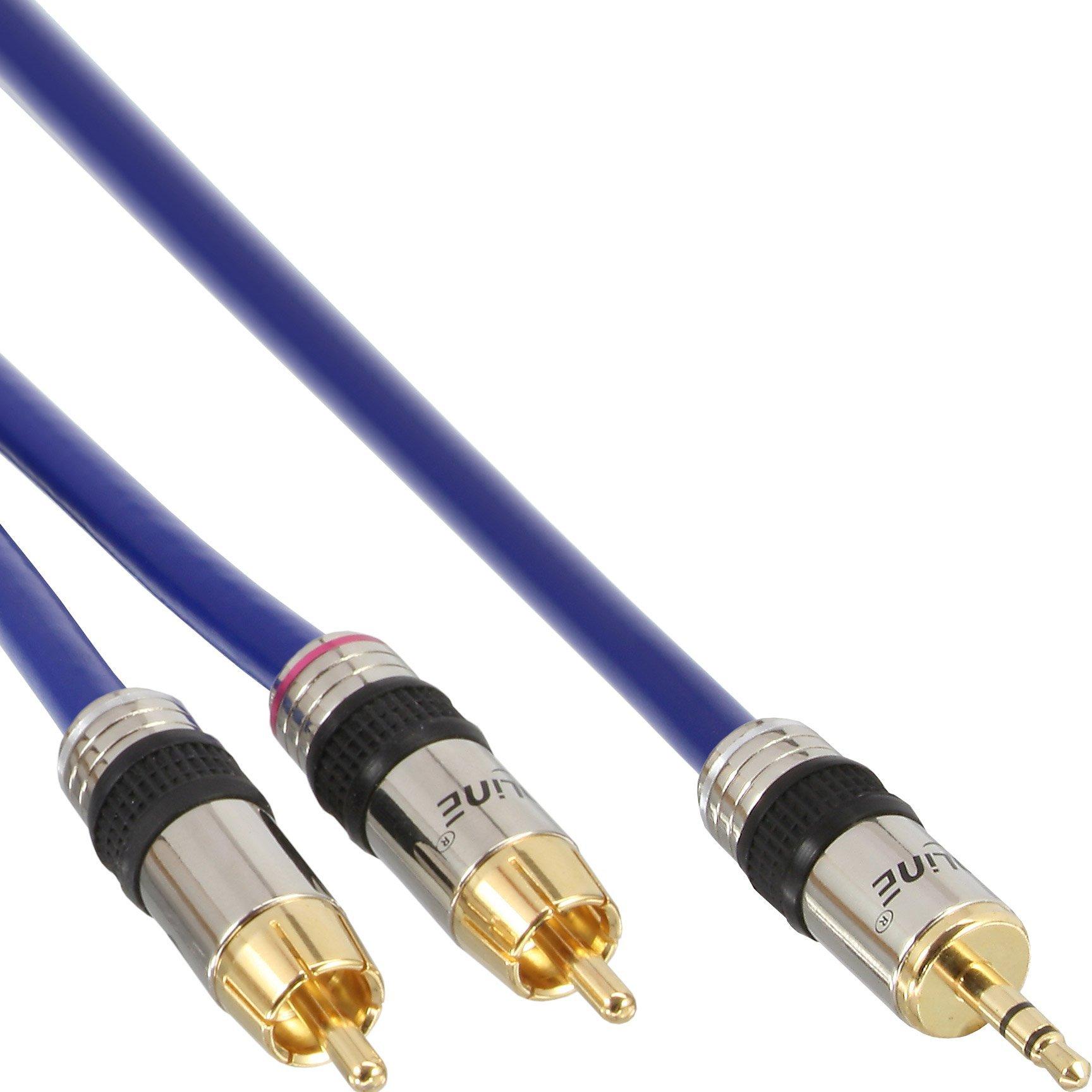 Thumbnail - InLine 3.5mm Klinke – Cinch (2 m, Cinch, 3.5mm Klinke (AUX)), Audio Kabel