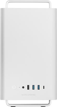 Image du produit Mars Gaming Boitier Mini Tour Micro Atx Mc-Elite Avec Panneaux Vitrés (Blanc) (mATX, Mini-ITX)