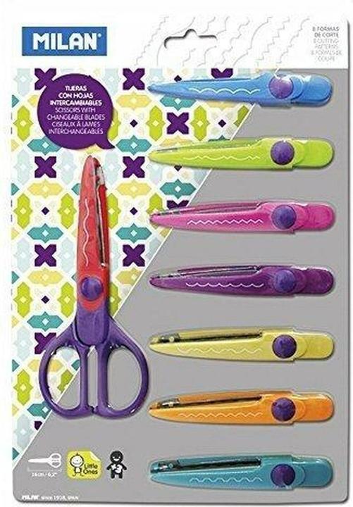 Actual product image and pattern scissors - 14930908 (21.40 cm)